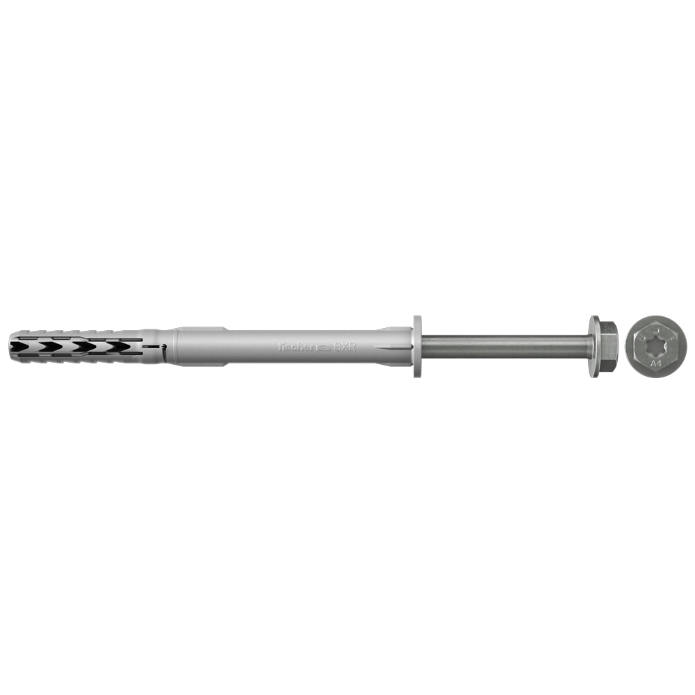 fischer Langschaftdübel SXR 10 X 100 FUS Sechskantschraube Edelstahl A4