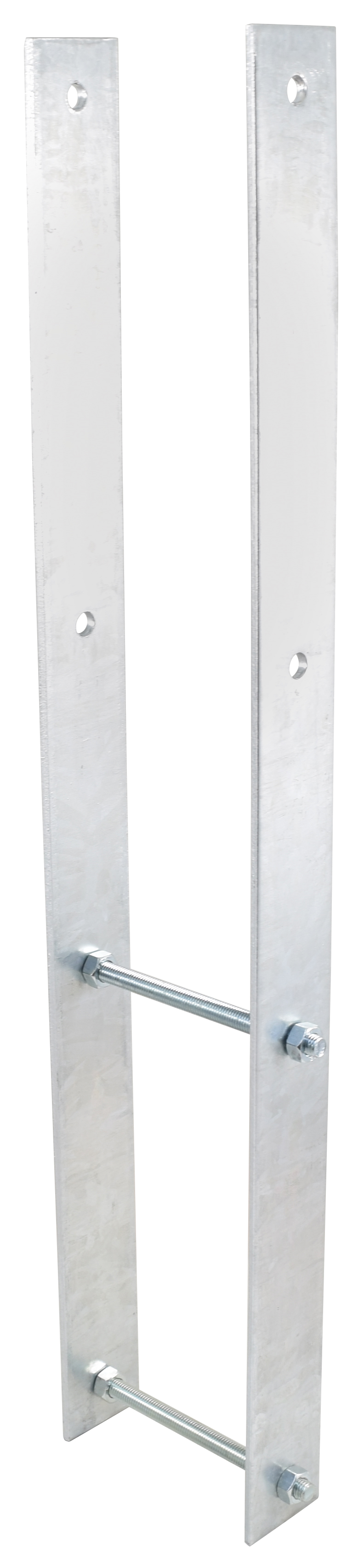 PITZL Pfostenanker PAP H-Form verstellbar, Flacheisen 800x60x6, LW 145 mm, feuerverzinkt