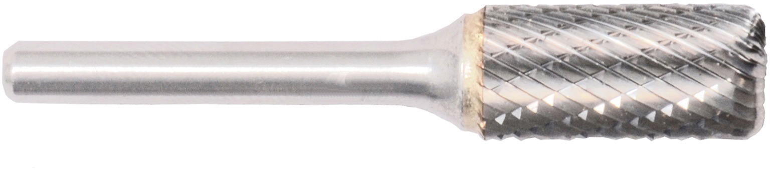 Hartmetallfräser, Form B+ Ecken Radius d1 12.0 mm, Schaftd. 6.0 mm Kreuzverz.