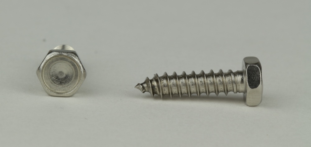 DIN 7976 - Edelstahl A2  - 3,5x38 - Sechskant-Blechschrauben mit Spitze - Form C