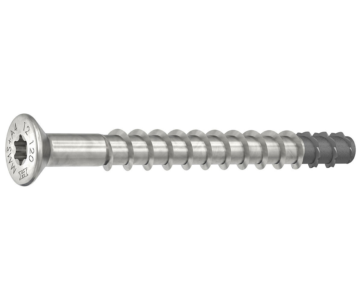 HECO MULTI-MONTI-plus F - Edelstahl A4 - 12x95 - Senkkopf - TX 50