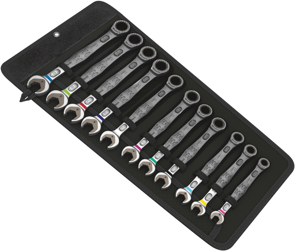 Wera 6000 Joker 11 Set 1 Maul-Ringratschenschlüssel-Satz, 11-teilig
