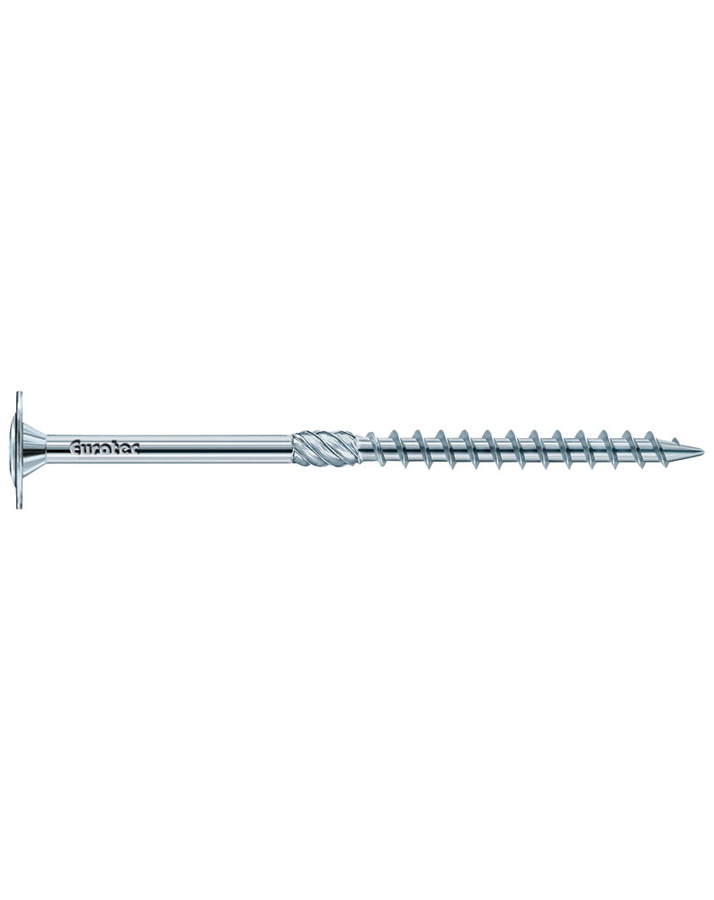 Eurotec ECO PT - Stahl weiß verzinkt - 8x320 mm - Tellerkopf TX40 - Teilgewinde - AUSLAUF