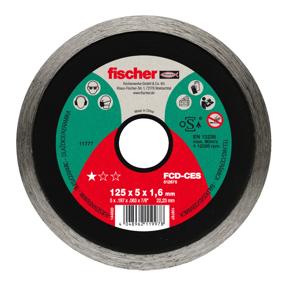 fischer Trennscheibe FCD-CES 115 x 1,6 x 22,23 DIA