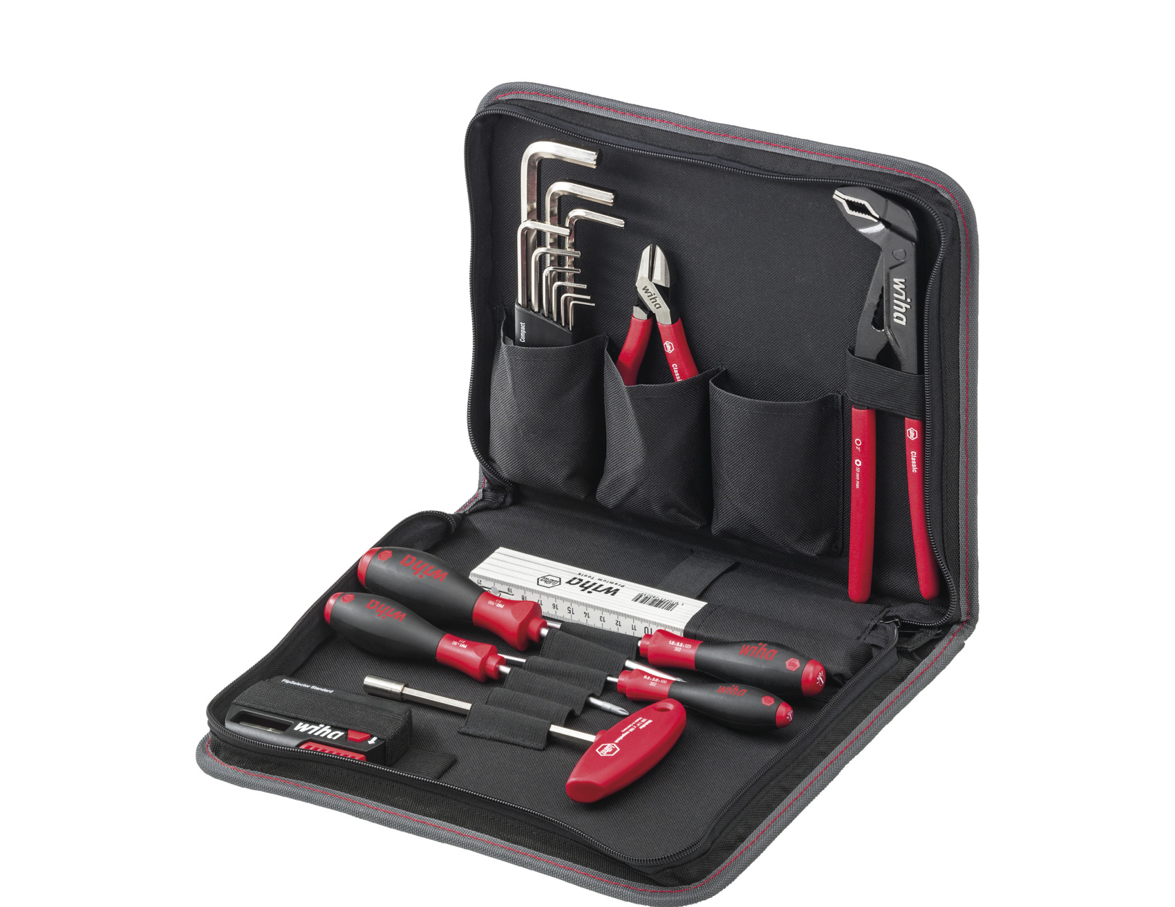 Wiha Werkzeug Set Mechaniker gemischt 31-tlg. inkl. Werkzeugmappe