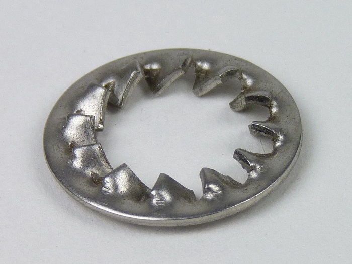 DIN 6798 Edelstahl A2 Form J  10,5 - Fächerscheiben