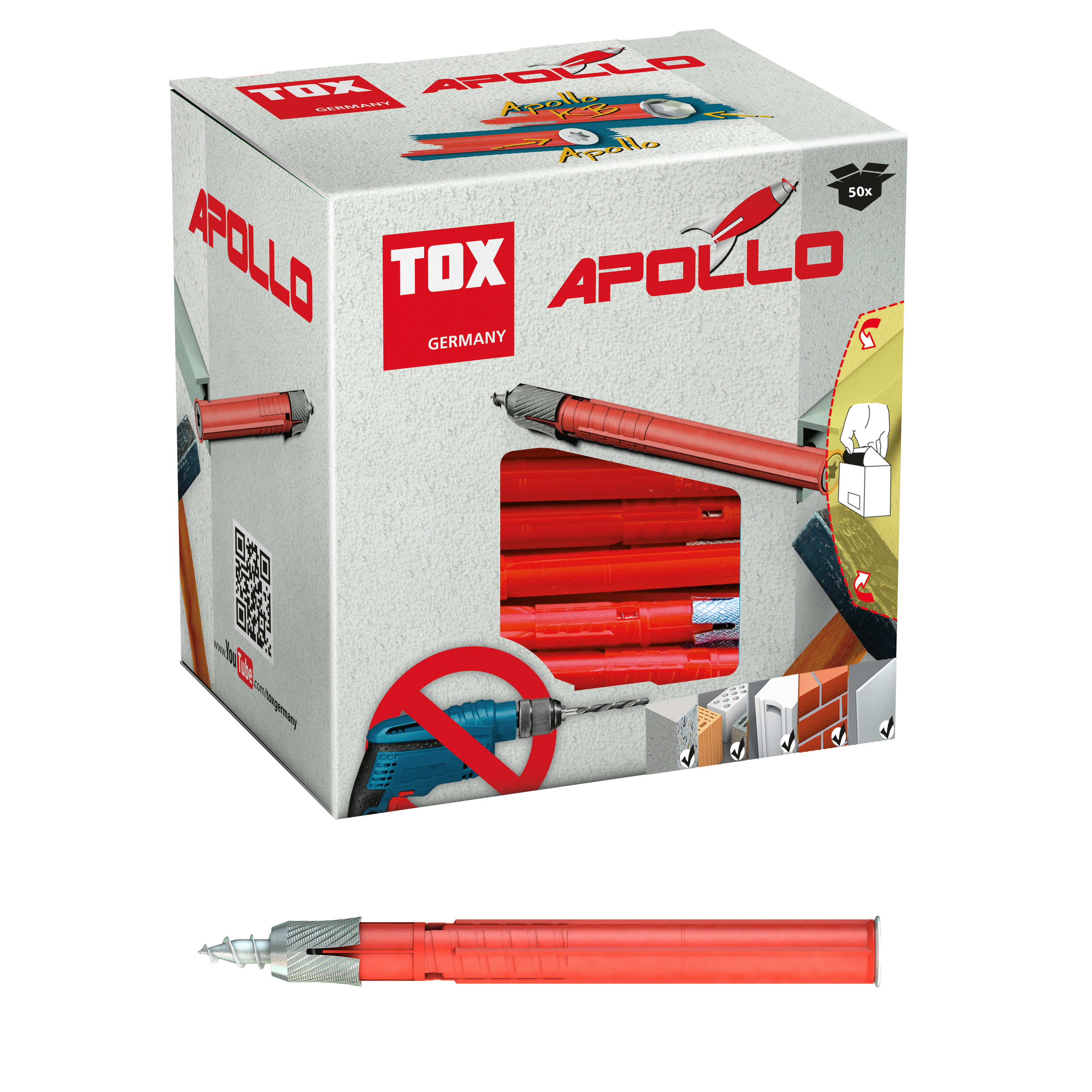 TOX Allzweck-Rahmendübel Apollo 10x100 mm