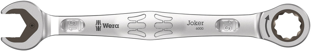 Wera 6000 Joker Maul-Ringratschen-Schlüssel, 15 x 200 mm