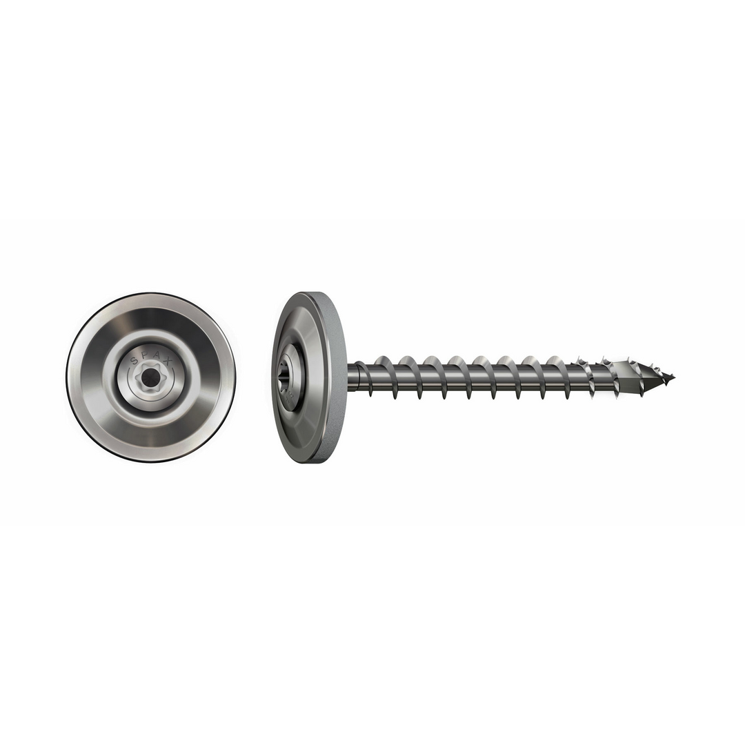 SPAX Spenglerschraube - Edelstahl A2 - T-STAR plus TX20 - 4,5x45 mm -  Dichtscheibe 15mm