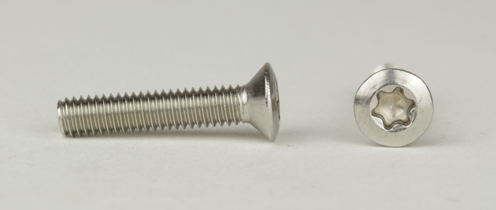 ISO 14584 Edelstahl A2 Linsensenkschrauben mit Innensechsrund - M 4X20 - TX20