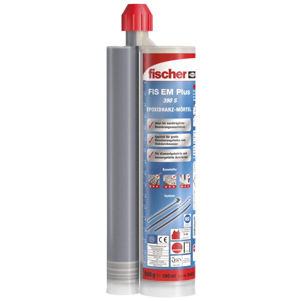fischer Epoxidharzmörtel FIS EM Plus 390 S inkl. 2 Statikmischer