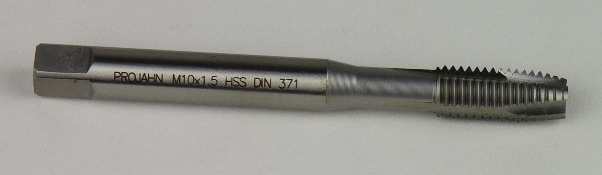 Langschaft Maschinen-Gewindebohrer DIN 371 HSS-G  M 10