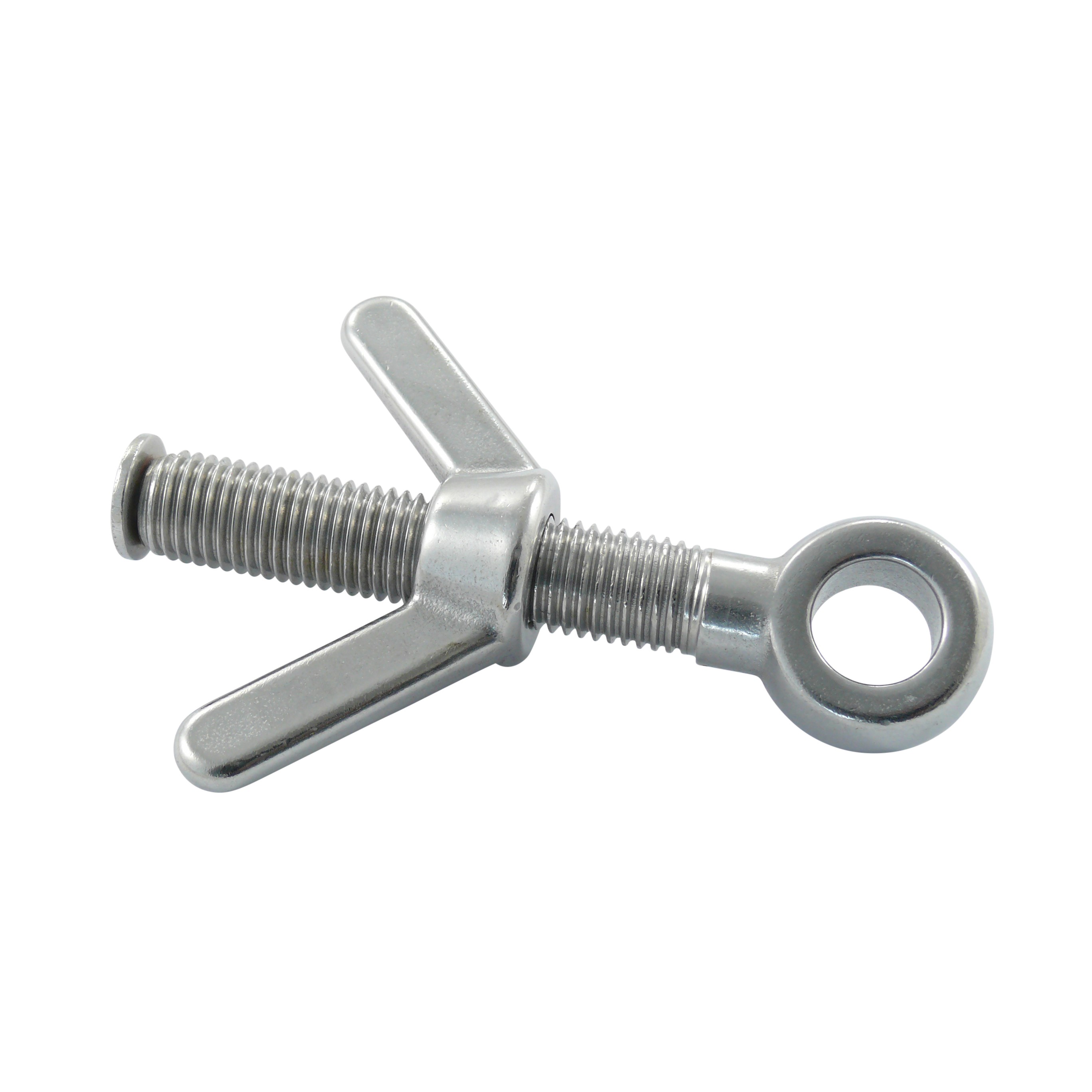 Augbolzen mit Flügelmutter, A4, M12, 112mm