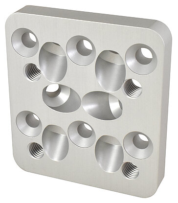 PITZL ISO-CONNECT System für Fassadenanschluss 90x100x15 mm für Dämmung 220