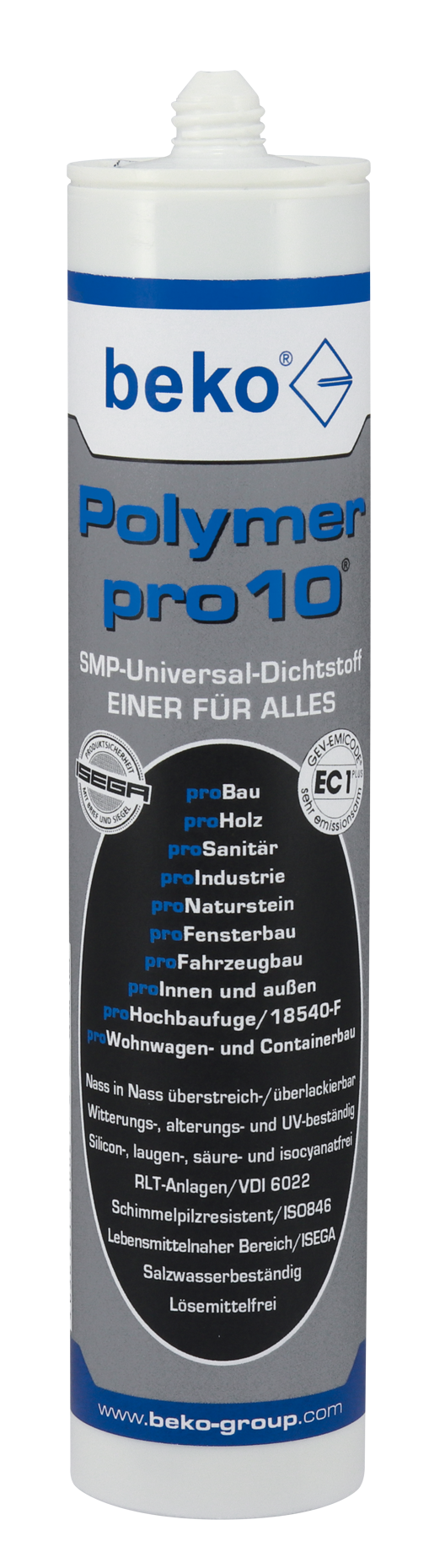 beko Polymer pro10 SMP-Universal-Dichtstoff 310ml - mittelbraun/buche-/eiche-dunkel