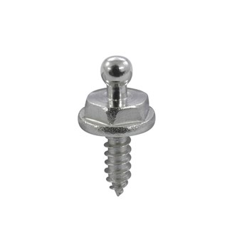 Blechschraube für Druckknopf, A2, 4,2x12mm