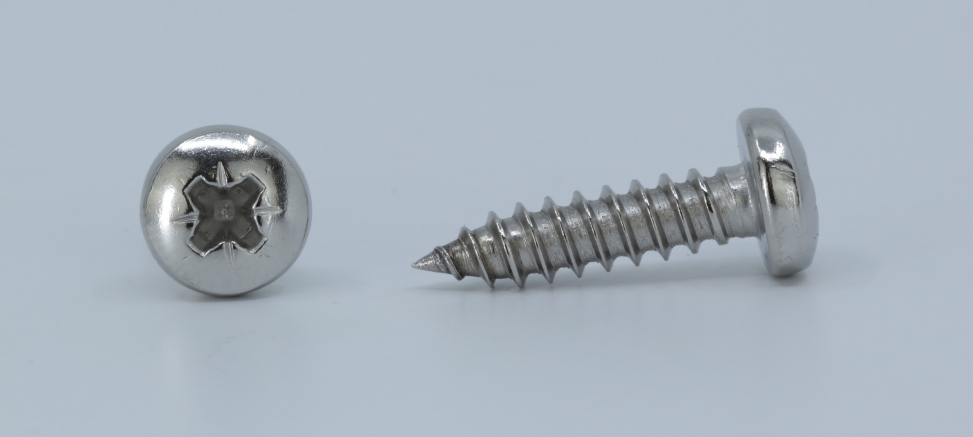DIN 7981 - Edelstahl A2 - 2,2x19 - Blechschrauben Linsenkopf Kreuzschlitz Z - Form C