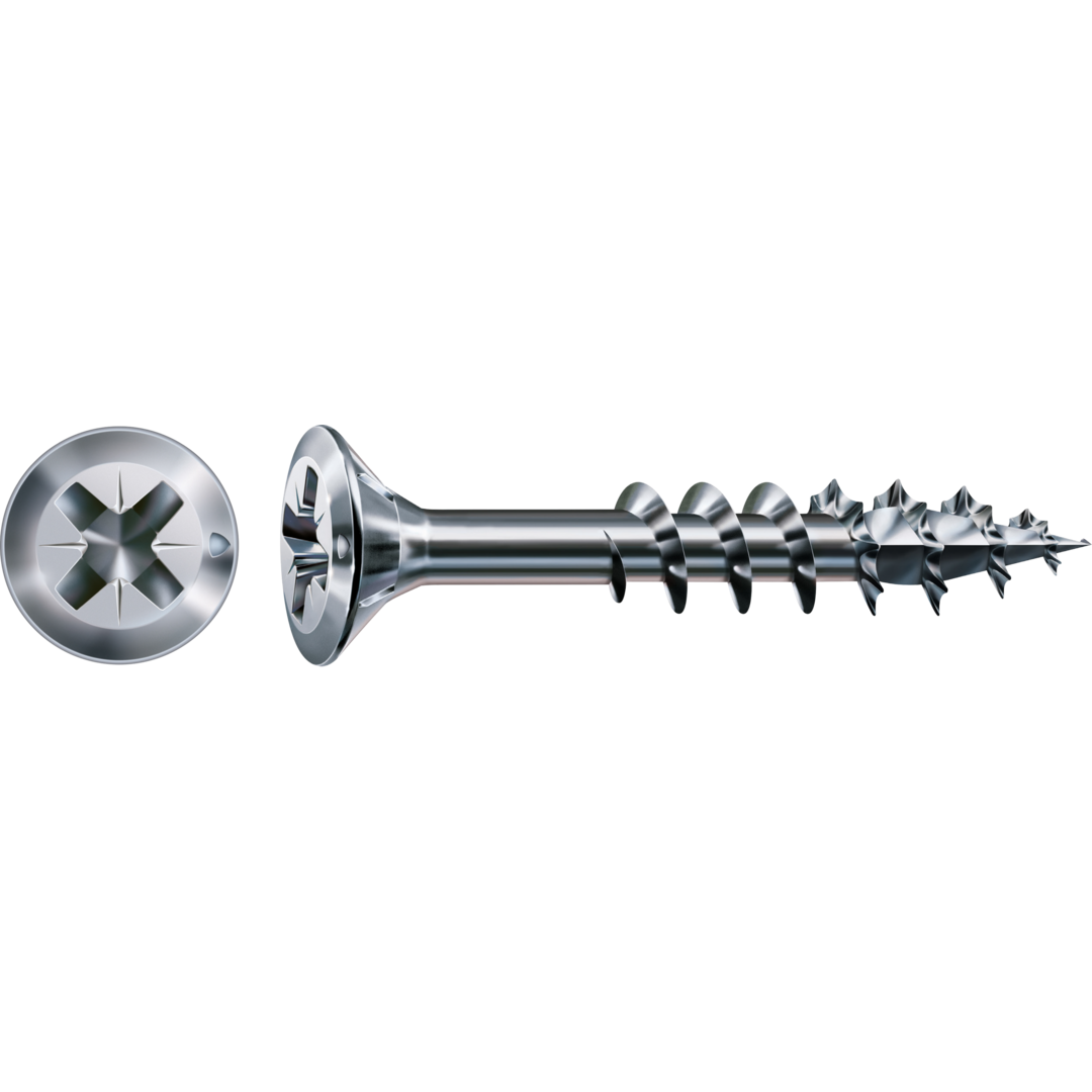 SPAX FEX-H Beschlagschraube (für Holz) - WIROX - Senkkopf Kreuzschlitz PZ 2 - 4x30 mm