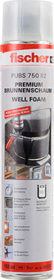 fischer 1K - Brunnenschaum PUBS 750 B2 - MHD überschritten