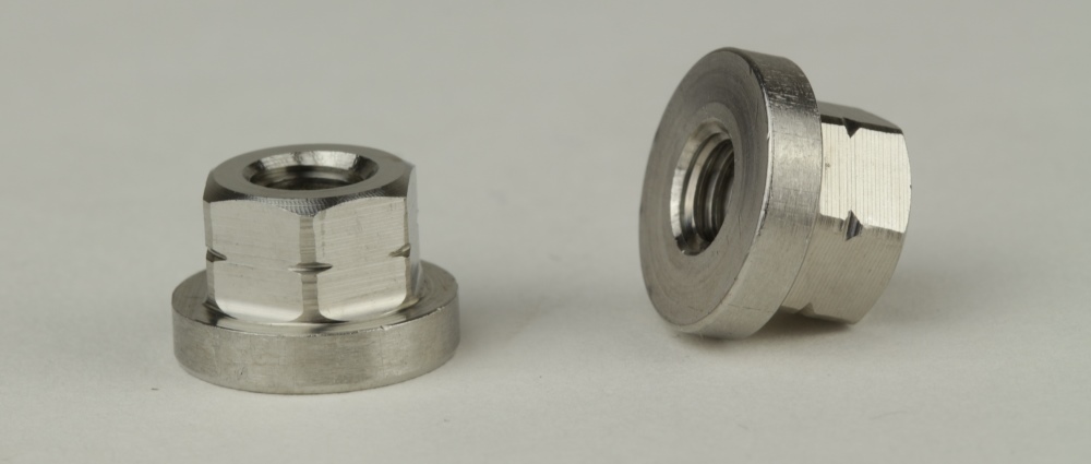 DIN 6331 - Edelstahl A2  - M 16 - Sechskantmuttern mit Bund