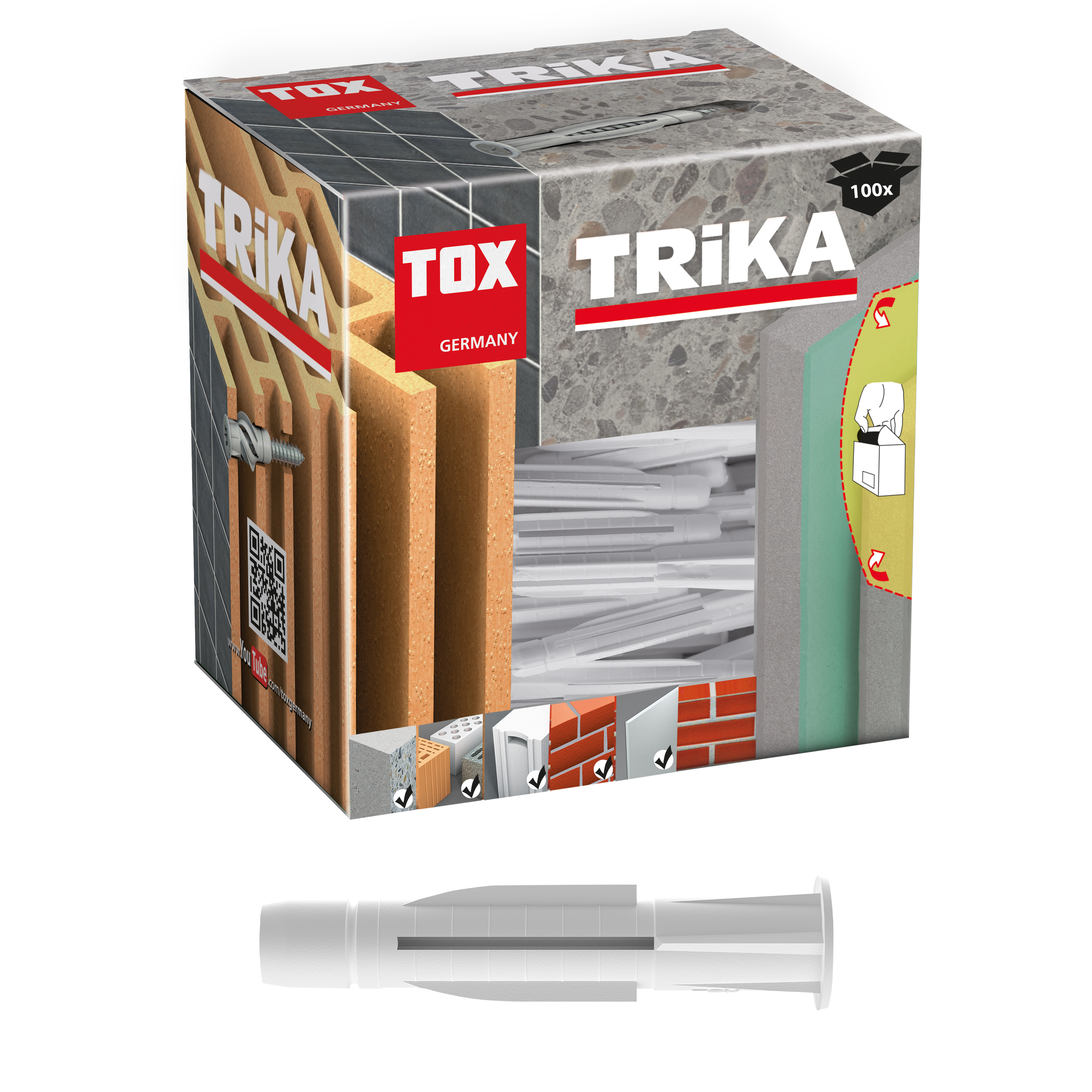 TOX Allzweckdübel Trika 8x51 mm