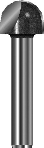 Projahn Hohlkehlfräser D 9,5 mm, L 41,3 mm, L2 9,5 mm