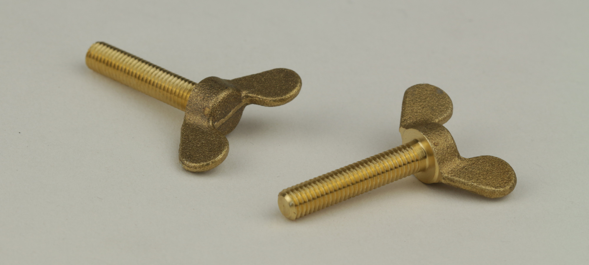 DIN 316 - Messing - M 12x40 - Flügelschrauben deutsche Form