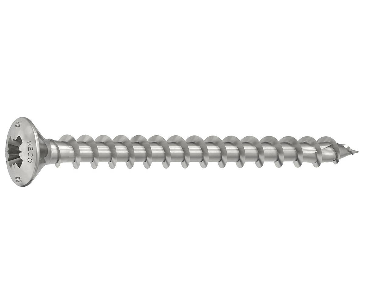 HECO TOPIX-plus - Edelstahl A2  - 4,0x50 mm - Linsensenkkopf PZ2 - variables VG