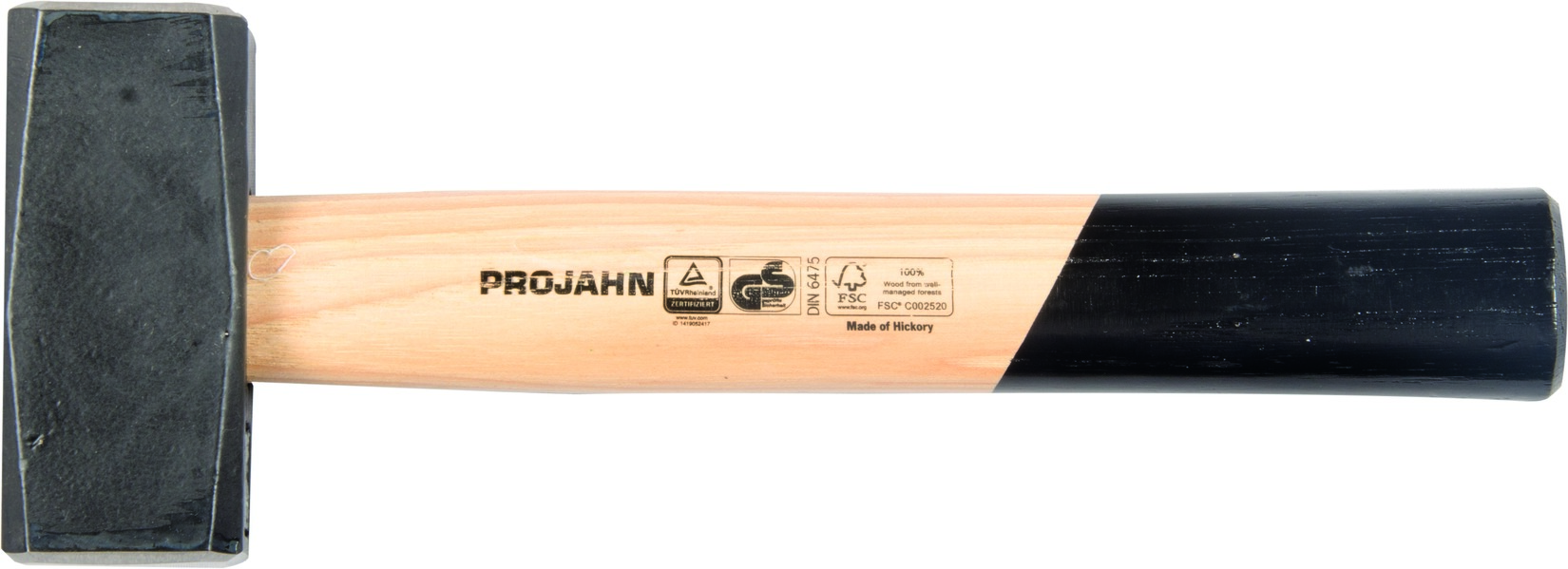 Projahn Handfäustel mit Holzstiel 1.500g