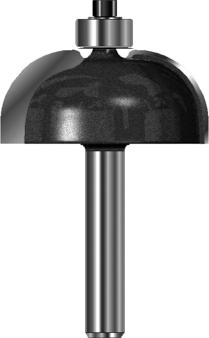 Projahn Hohlkehlfräser mit Kugellager D 38,1  mm, L 47,4 mm, L2 15,4 mm