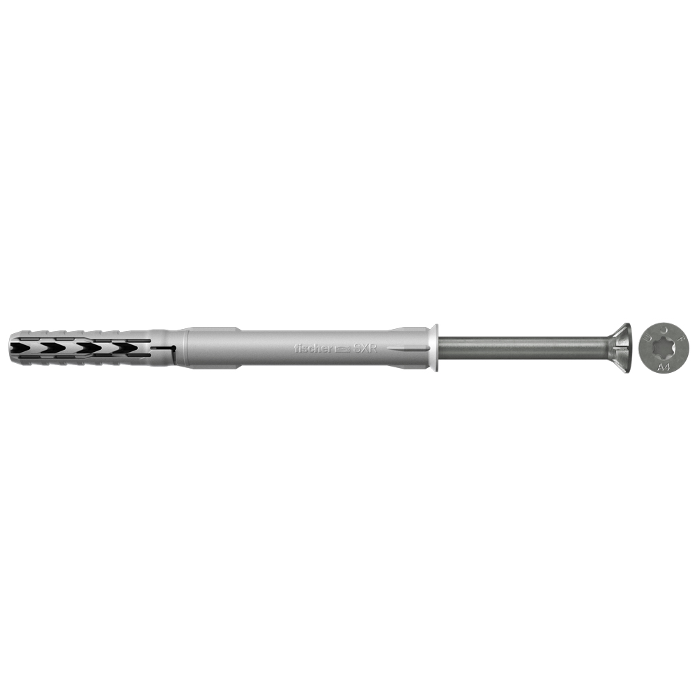 fischer Langschaftdübel SXR 10 X 120 T Senkkopfschraube Edelstahl A4