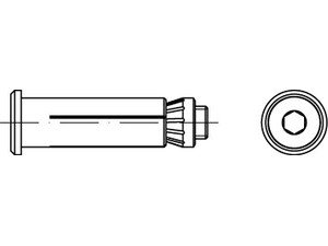 LINDAPTER-Hollo-Bolt A 4 HBSTCSK 16-Größe 1