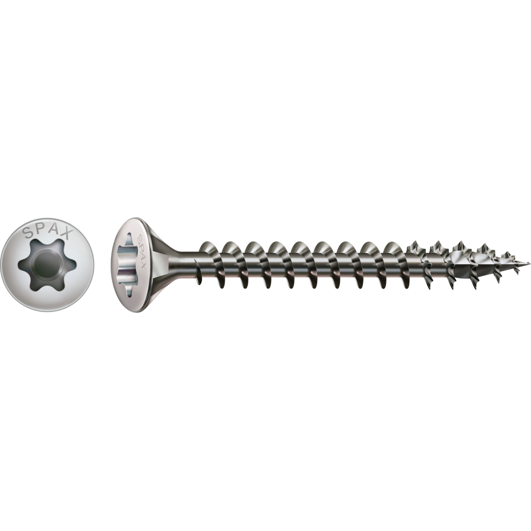 SPAX - Edelstahl A2 - Linsensenkkopf T-STAR plus TX 15  - 3,5x16 mm - Vollgewinde