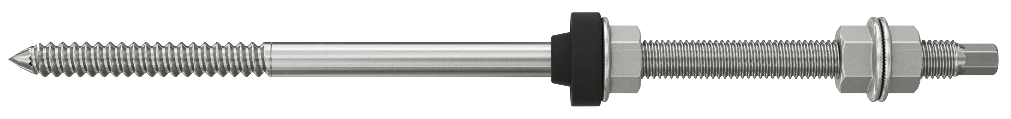 fischer Doppelgewindeschraube STSR M10 x 250 mm A2 nicht rostender Stahl A2