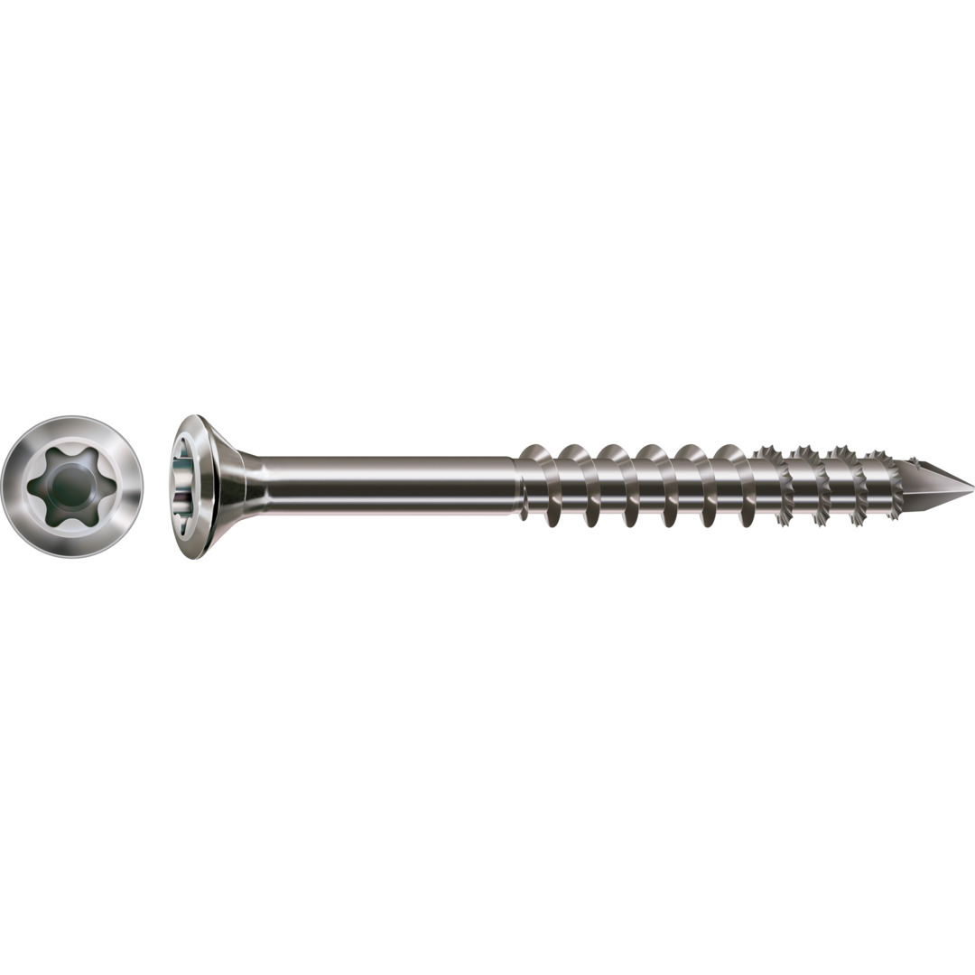 SPAX Fassadenschraube - Edelstahl A2 - kleiner Linsensenkkopf T-STAR plus TX 20 - 5x100 mm