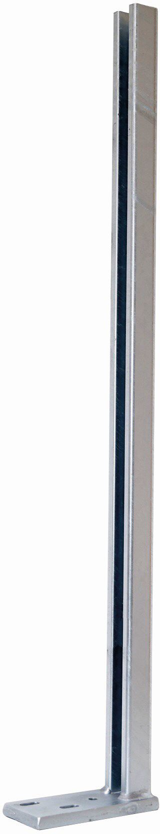 PITZL Balkonsäule BSP, C-Profil 50x40x3 mm, Höhe 1200 mm, zum aufdübeln, feuerverzinkt