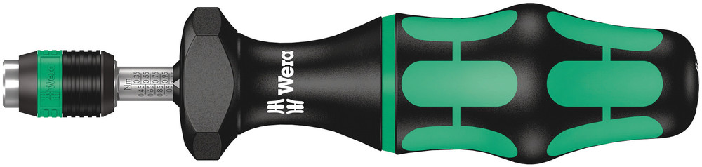 Wera Serie 7400 Kraftform einstellbare Drehmomentschraubendreher (0,1-3,0 Nm) mit Rapidaptor
