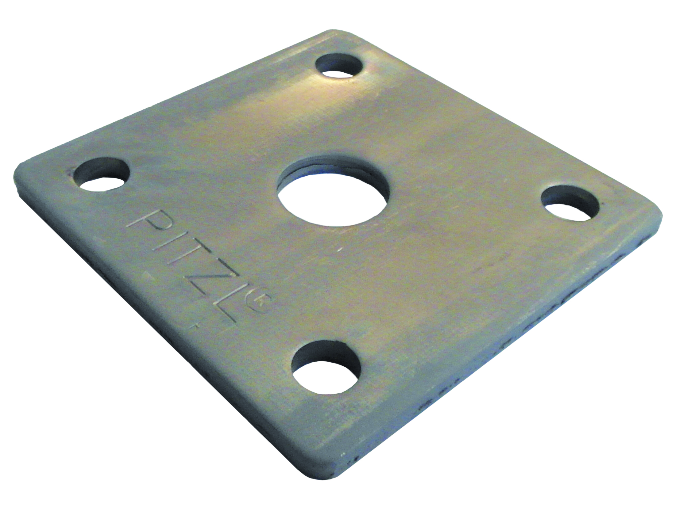 PITZL 5-Loch-Platte M24, 100x100x6 mm, zinip