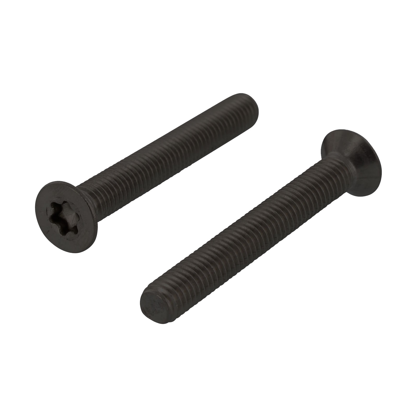 ISO 14581 - Edelstahl A4-070 M 6X50/50 TX30, schwarz brüniert - Senkschrauben mit Innensechsrund