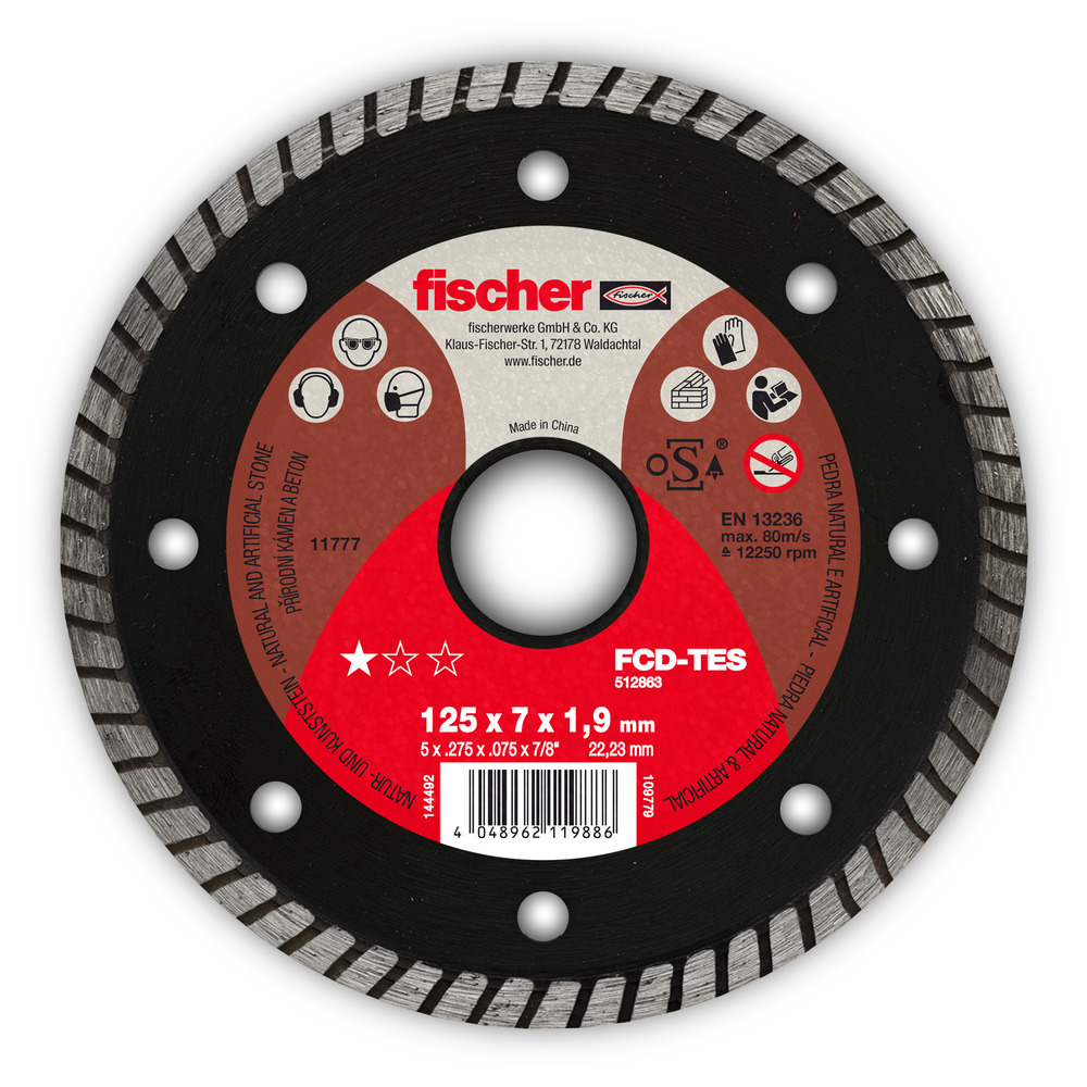 fischer Trennscheibe FCD-TES 115 x 1,9 x 22,23 DIA