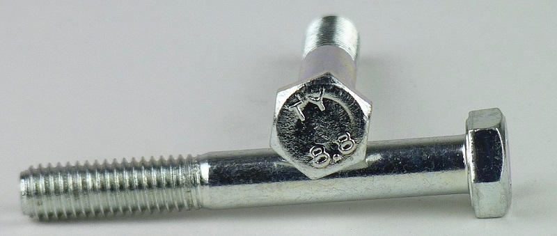 DIN  931 - Stahl 8.8 verzinkt - M 10x290 - Sechskantschrauben Teilgewinde