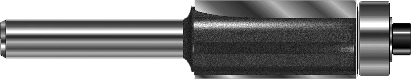 Projahn Kantenfräser mit Kugellager D 12,7  mm, L 58 mm, L2 26 mm