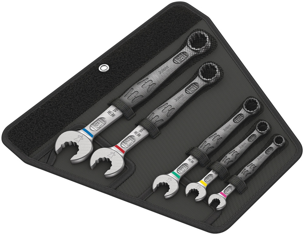 Wera 6003 Joker 5 Set 1 Ringmaulschlüssel-Satz, 5-teilig