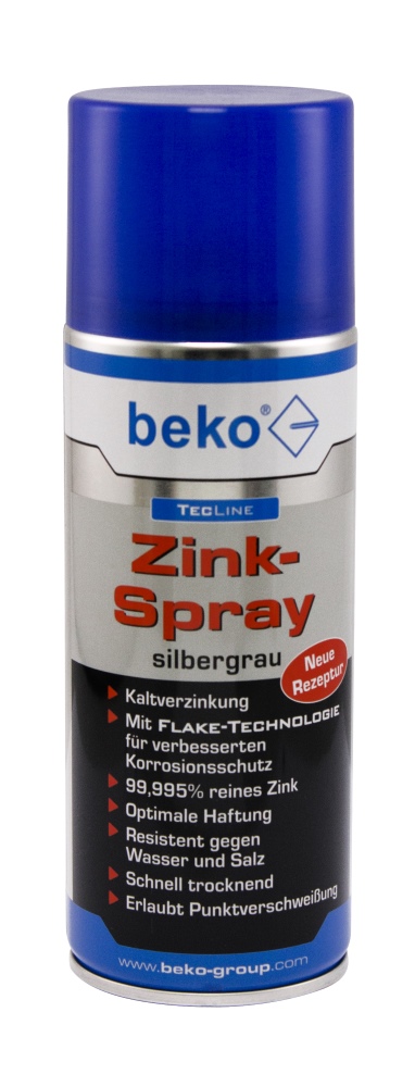 beko TecLine Zink-Spray 400 ml silbergrau