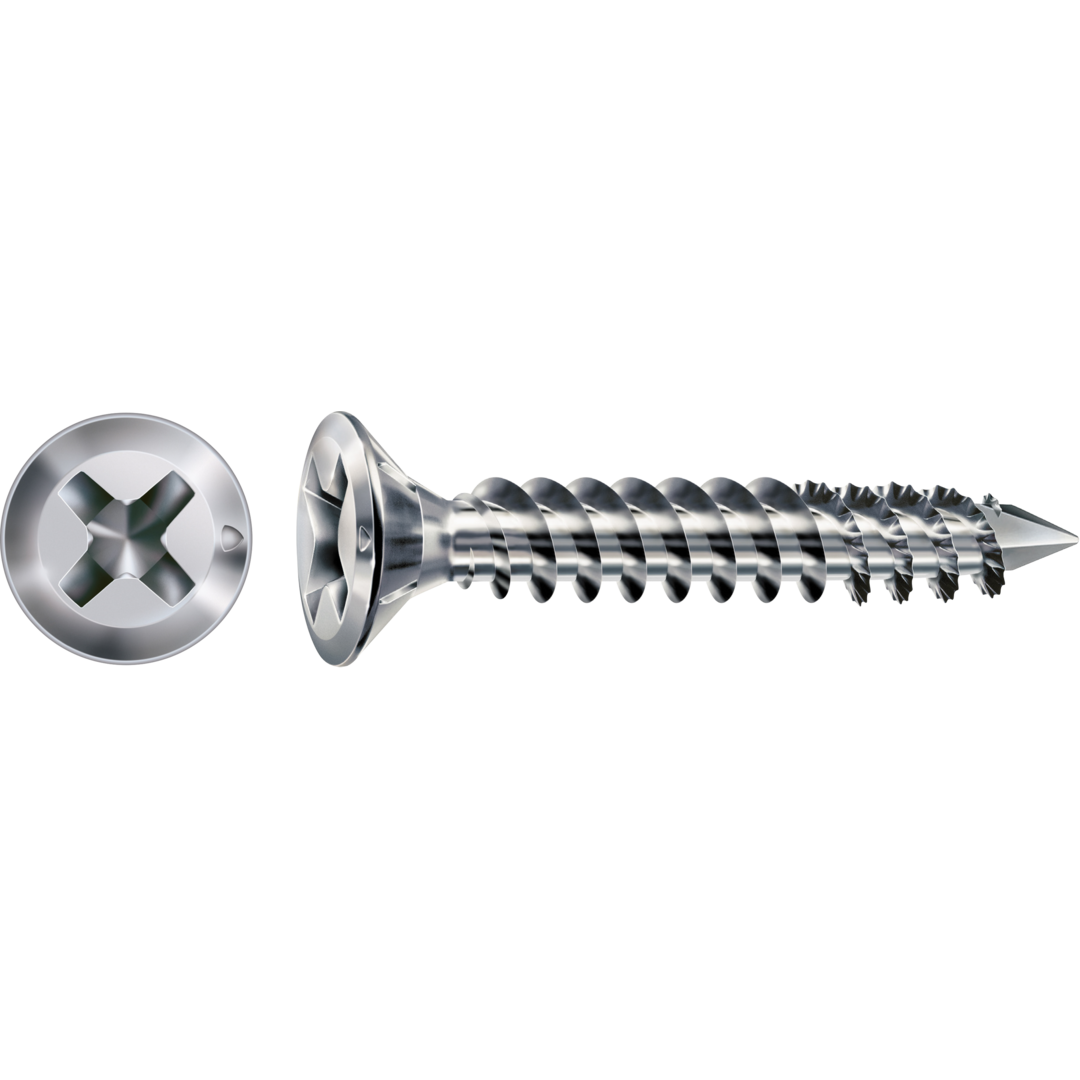 SPAX FEX Beschlagschraube - WIROX - Senkkopf Kreuzschlitz PH 2 - 4x28 mm