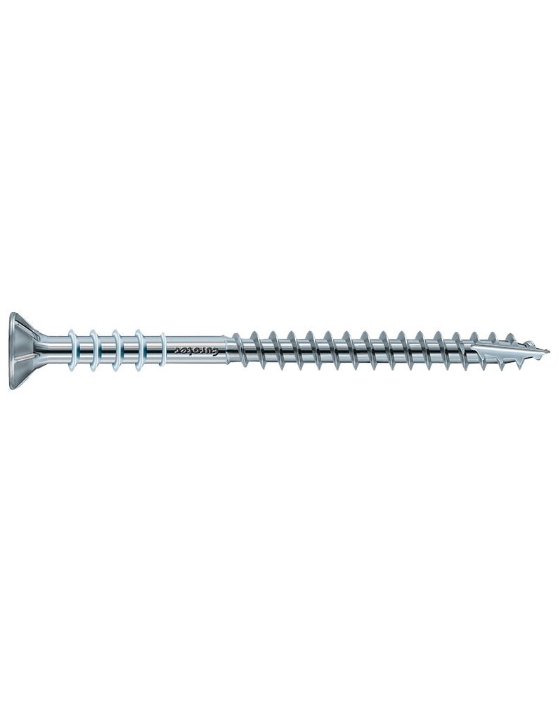 Eurotec Justitec - Stahl weiß verzinkt - 6x60 mm - Senkkopf TX25 - Verstellbereich 0-10 mm