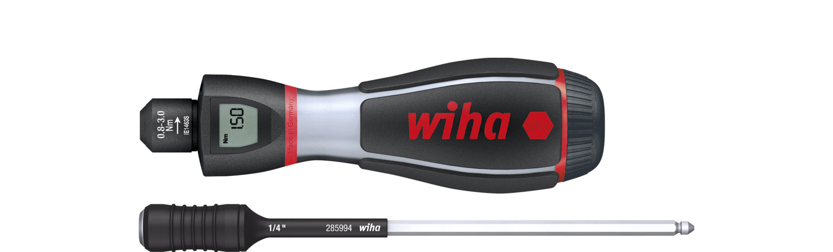 Wiha Drehmoment-Schraubendreher iTorque® mit Digitalskala 0,8-3,0 Nm