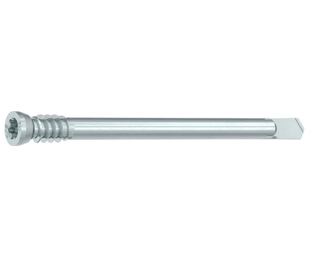 HECO WS-T Stabdübel - Stahl verzinkt - 7x93 mm - Zylindersenkkopf TX40 - UK-Gewinde