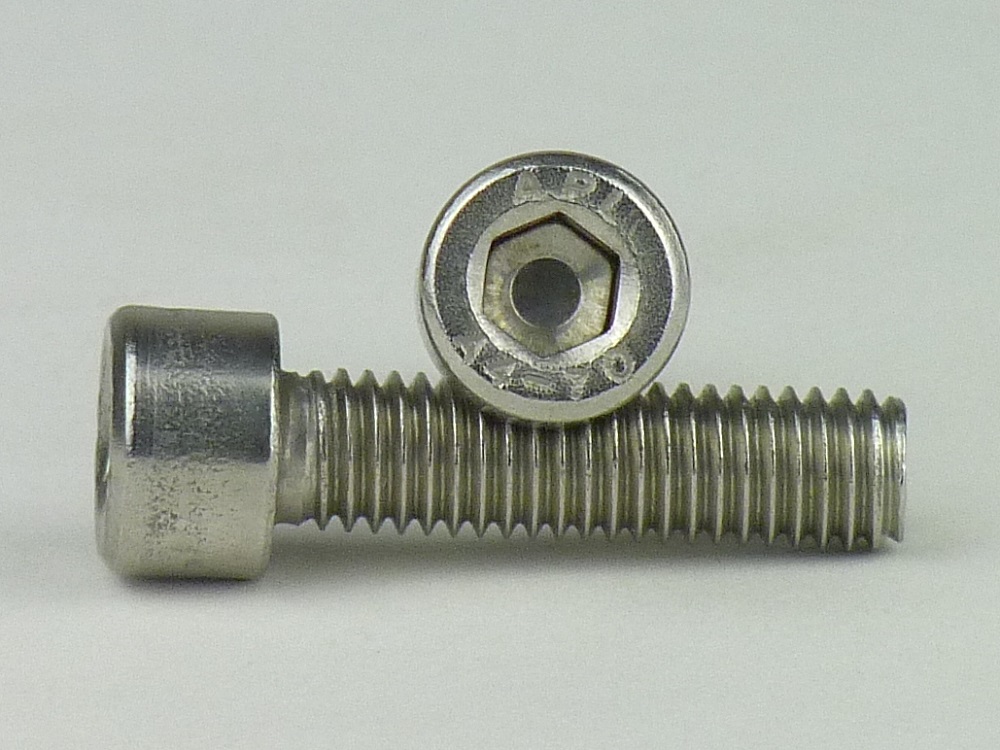 DIN  912 / ISO 4762 Edelstahl A4  M 1,6x16 - Zylinderschrauben mit Innensechskant