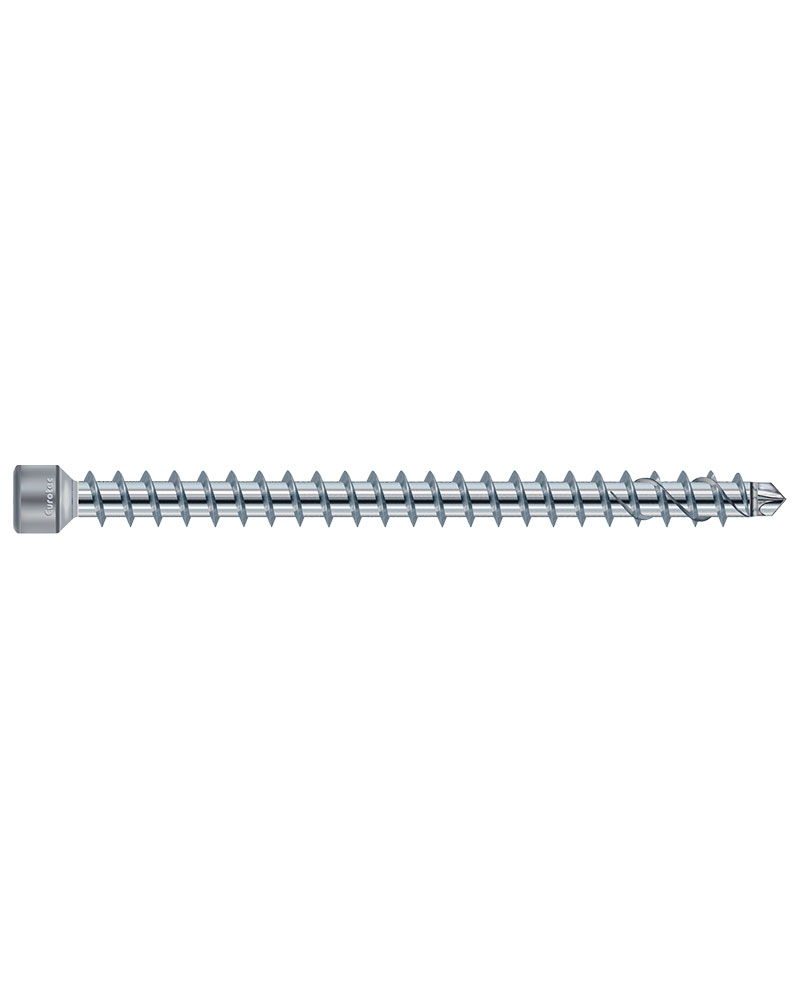 Eurotec KonstruX - Stahl weiß verzinkt - 10x400 mm - Zylinderkopf TX50 - Vollgewinde